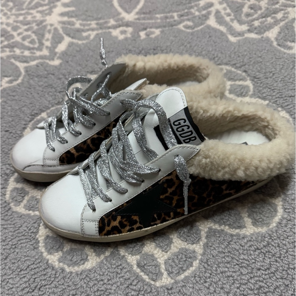 Only wore once Golden Goose Superstar sneakers for sale!